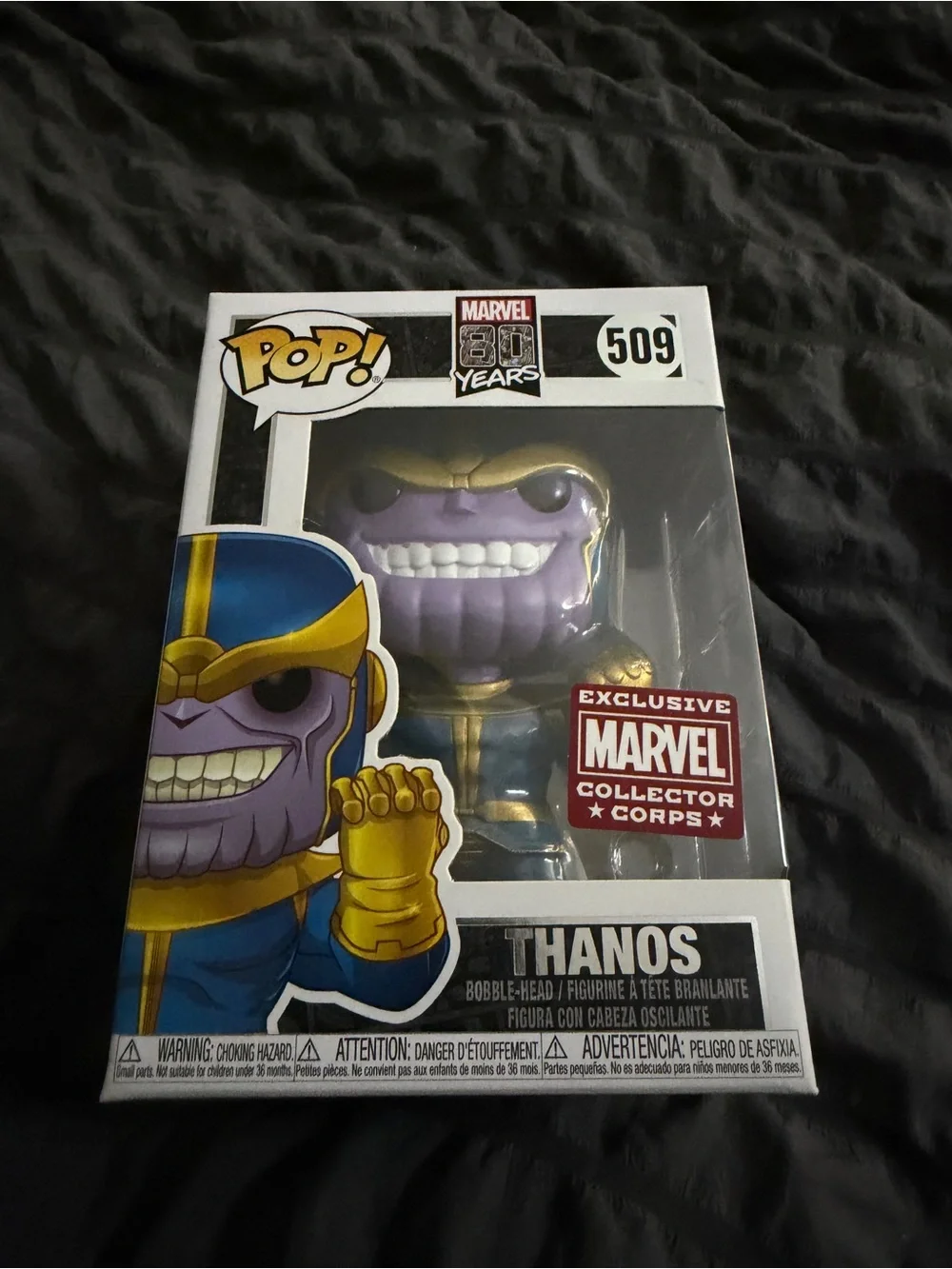 Funko Pop! Thanos #509 First Appearance Marvel 80 Years Collector Corps